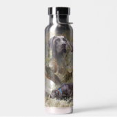 ドイツ語の短いポインタ(GSP) ウォーターボトル (左面)