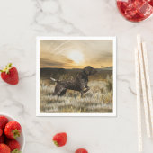 ドイツ語の短いポインタ(GSP) スタンダードカクテルナプキン (インサイチュ)