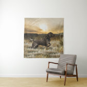 ドイツ語の短いポインタ(GSP) タペストリー (インサイチュ)