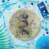 ドイツ語の短いポインタ(GSP) ペーパープレート (パーティー)