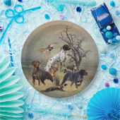 ドイツ語の短いポインタ(GSP) ペーパープレート (パーティー)