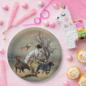 ドイツ語の短いポインタ(GSP) ペーパープレート (パーティー)