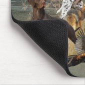 ドイツ語の短いポインタ(GSP) マウスパッド (コーナー)