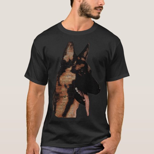 ドイツ語の羊飼い Tシャツ (正面)