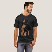 ドイツ語の羊飼い Tシャツ (正面フル)