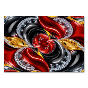 ドイツ語の色を使用した特殊なテーブルカード テーブルナンバー