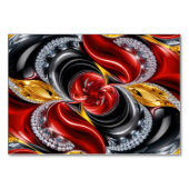 ドイツ語の色を使用した特殊なテーブルカード テーブルナンバー (正面)