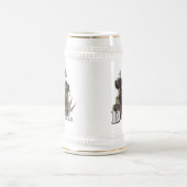 ドイツ語の金髪のポインタ ビールジョッキ (中央)