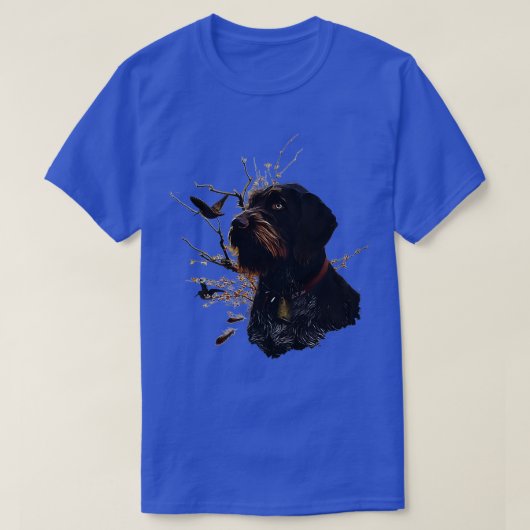 ドイツ語の金髪ポインタ36 Tシャツ (デザイン正面)