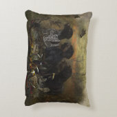 ドイツ語の金髪ポインタ アクセントクッション (裏面(縦))