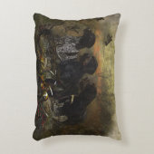 ドイツ語の金髪ポインタ アクセントクッション (正面(垂直))