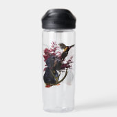 ドイツ語の金髪ポインタ ウォーターボトル (背面)