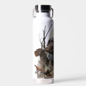 ドイツ語の金髪ポインタ ウォーターボトル (正面)