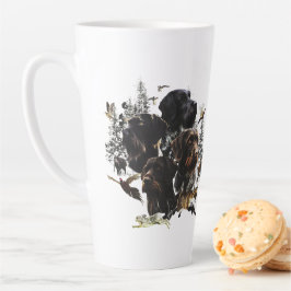 ドイツ語の金髪ポインタ カフェラテマグ