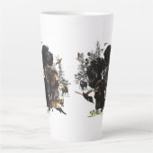 ドイツ語の金髪ポインタ カフェラテマグ (正面)