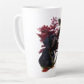 ドイツ語の金髪ポインタ カフェラテマグ (左アングル)