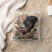 ドイツ語の金髪ポインタ クッション (ブランケット)