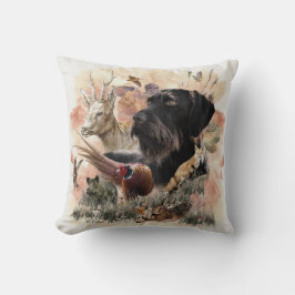 ドイツ語の金髪ポインタ クッション