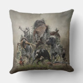 ドイツ語の金髪ポインタ クッション (裏面)