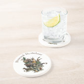 ドイツ語の金髪ポインタ コースター (側面)