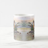 ドイツ語の金髪ポインタ コーヒーマグカップ (中央)