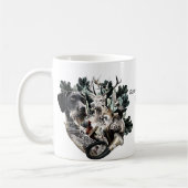 ドイツ語の金髪ポインタ コーヒーマグカップ (左)