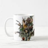 ドイツ語の金髪ポインタ コーヒーマグカップ (左)