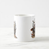 ドイツ語の金髪ポインタ コーヒーマグカップ (中央)