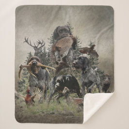 ドイツ語の金髪ポインタ シェルパブランケット