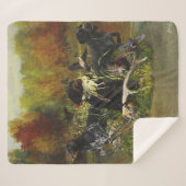 ドイツ語の金髪ポインタ シェルパブランケット (正面(横))