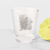 ドイツ語の金髪ポインタ ショットグラス (裏面)