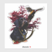 ドイツ語の金髪ポインタ シール (シート)