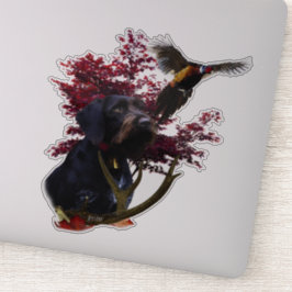 ドイツ語の金髪ポインタ シール