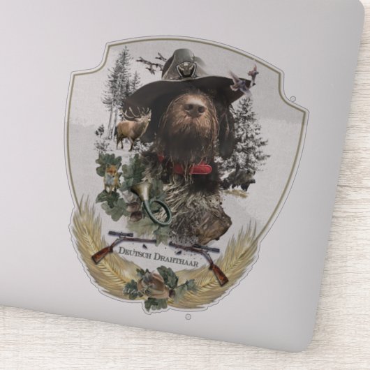 ドイツ語の金髪ポインタ シール (詳細)