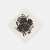 ドイツ語の金髪ポインタ スタンダードカクテルナプキン (角)