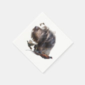 ドイツ語の金髪ポインタ スタンダードカクテルナプキン (角)