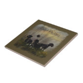 ドイツ語の金髪ポインタ タイル (側面)