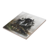 ドイツ語の金髪ポインタ タイル (側面)