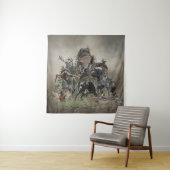 ドイツ語の金髪ポインタ タペストリー (インサイチュ)