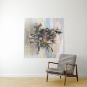 ドイツ語の金髪ポインタ タペストリー (インサイチュ(横))