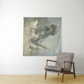 ドイツ語の金髪ポインタ タペストリー (インサイチュ(横))