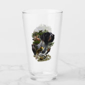 ドイツ語の金髪ポインタ タンブラーグラス (正面)