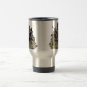 ドイツ語の金髪ポインタ トラベルマグ (中央)