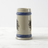 ドイツ語の金髪ポインタ ビールジョッキ (中央)