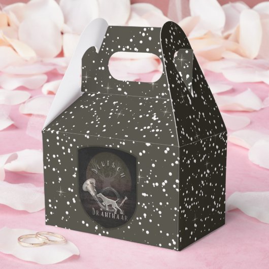 ドイツ語の金髪ポインタ フェイバーボックス (ウェディング)