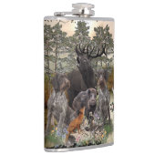 ドイツ語の金髪ポインタ フラスク (右)