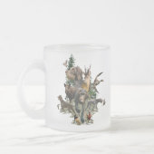 ドイツ語の金髪ポインタ フロストグラスマグカップ (左)