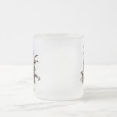 ドイツ語の金髪ポインタ フロストグラスマグカップ (中央)