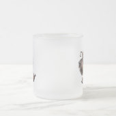ドイツ語の金髪ポインタ フロストグラスマグカップ (中央)