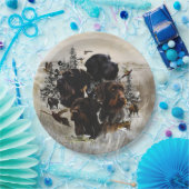 ドイツ語の金髪ポインタ ペーパープレート (パーティー)